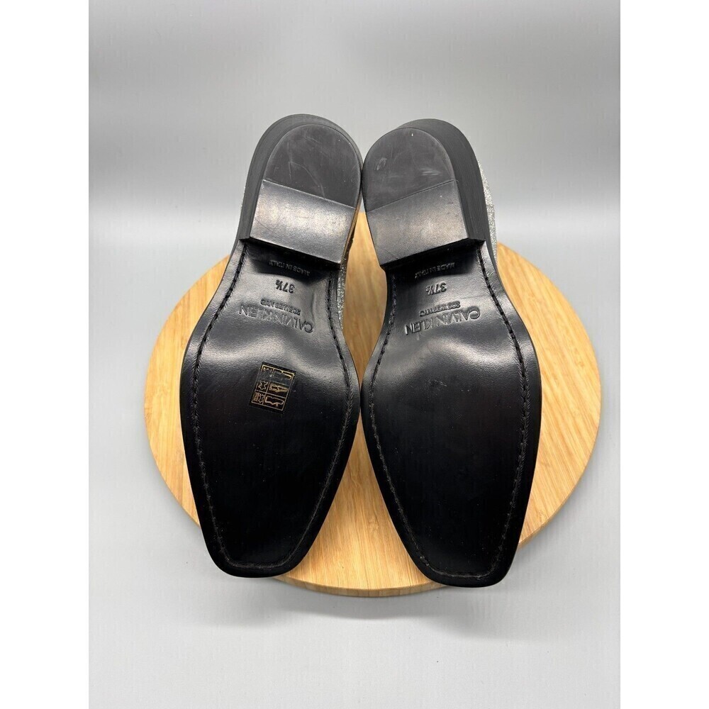 Calvin Klein X Raf Simons Silver Western Boots 205W39NYC Womens 7.5 / EU 37.5 - Picture 10 of 13